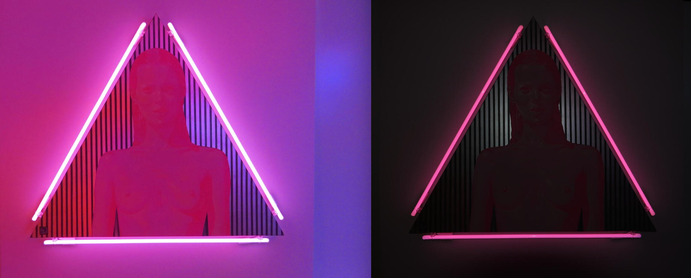 'Pink Triangle Number One' - Experimenting with variations in studio lighting. London, 2013.