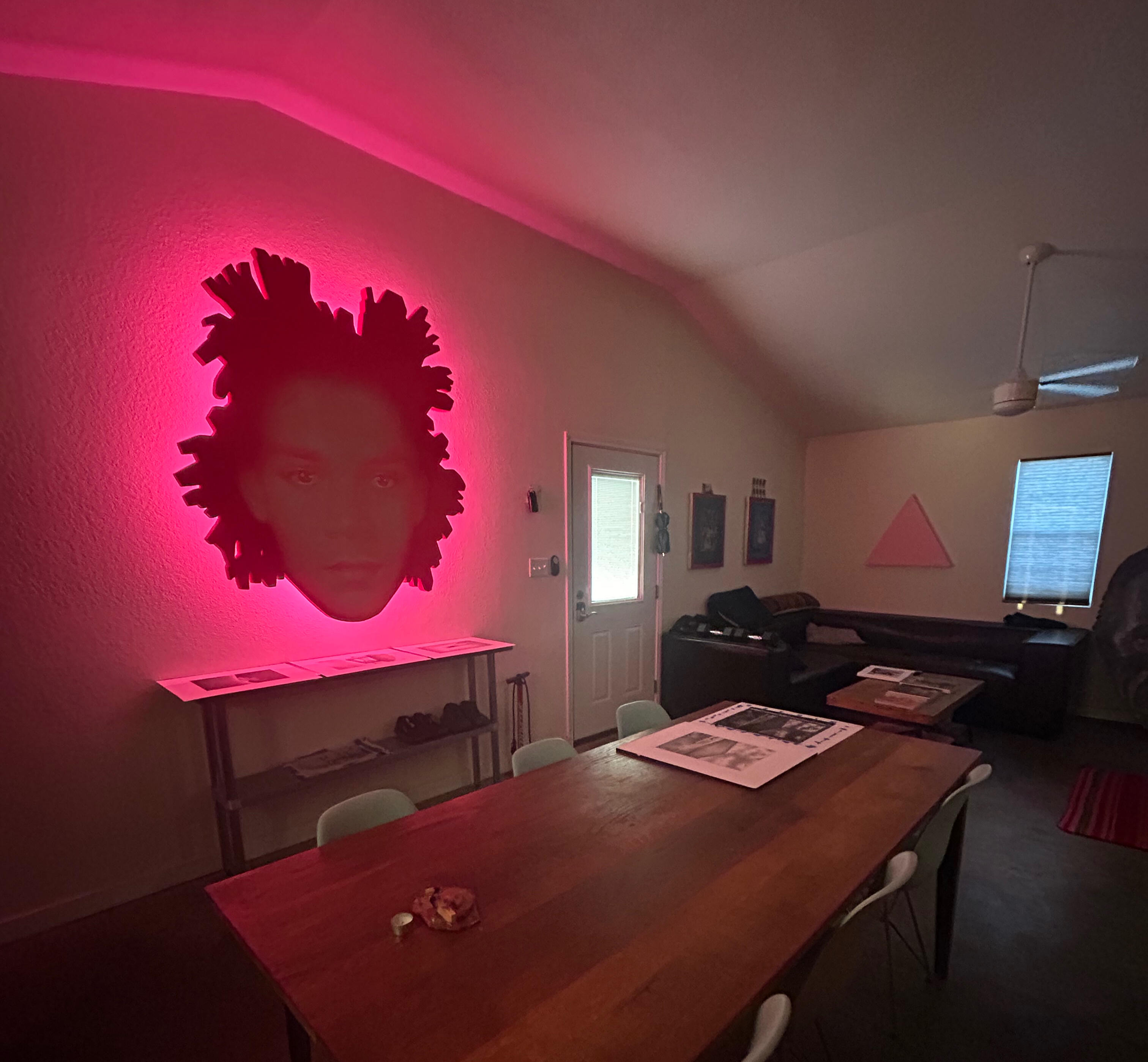 'Floating Head Number 7', Installation View. Marfa, Texas. 2025.