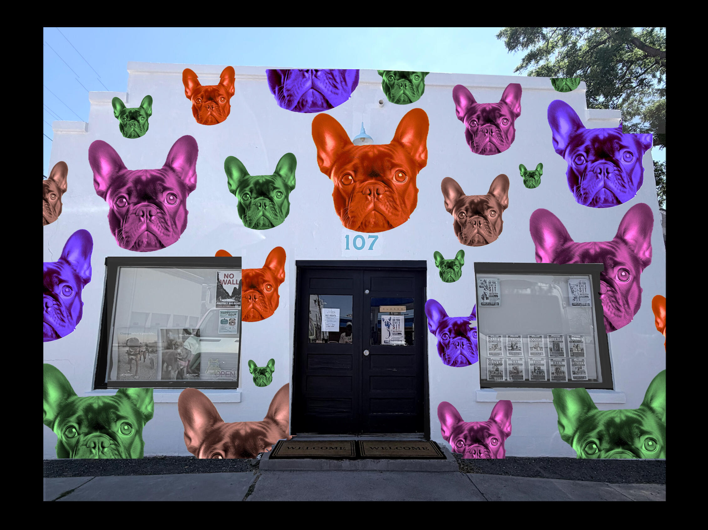 'Concept Mock Up' for Pet Marfa - Marfa Texas - 2026